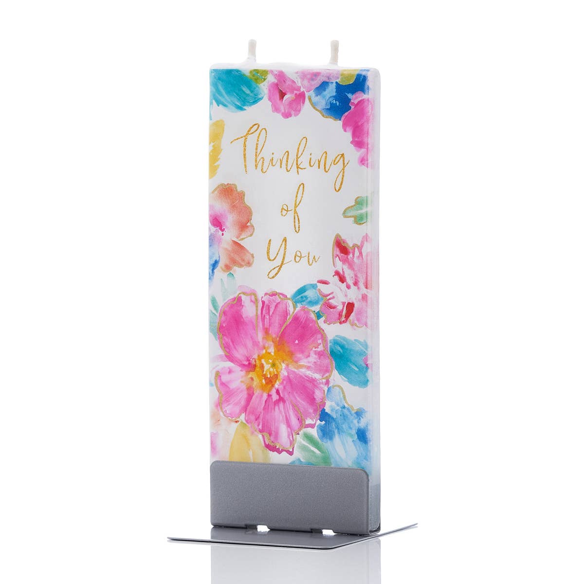 Flat Handmade Candle- Thinking of You Floral Print