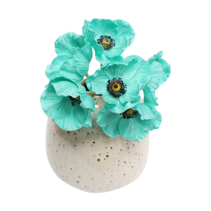 11" Real Touch Poppy-6 stems per bundle