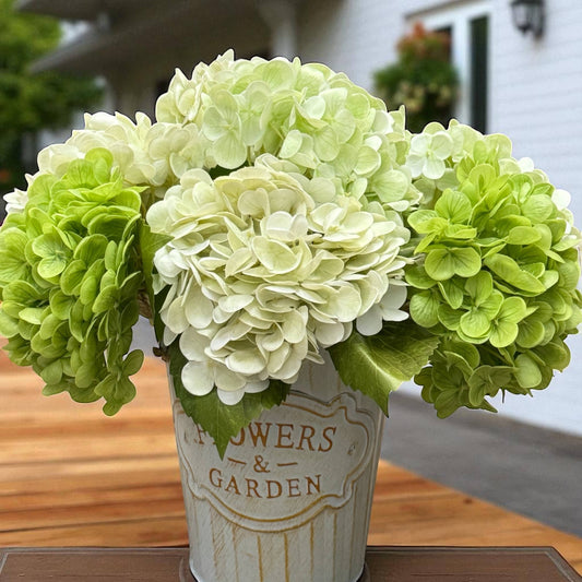 12.5"Real Touch lifelike Hydrangea-6”bloom