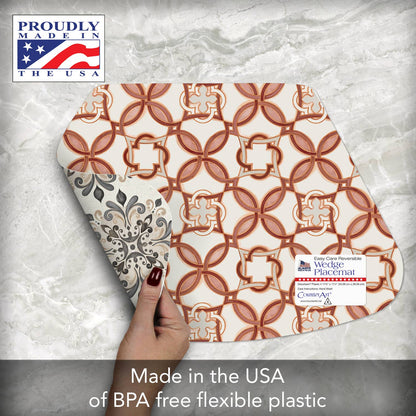Medallion Wedge Reversible Flexible Placemat