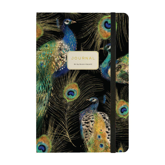 Hardcover Journal A5 - Peacocks