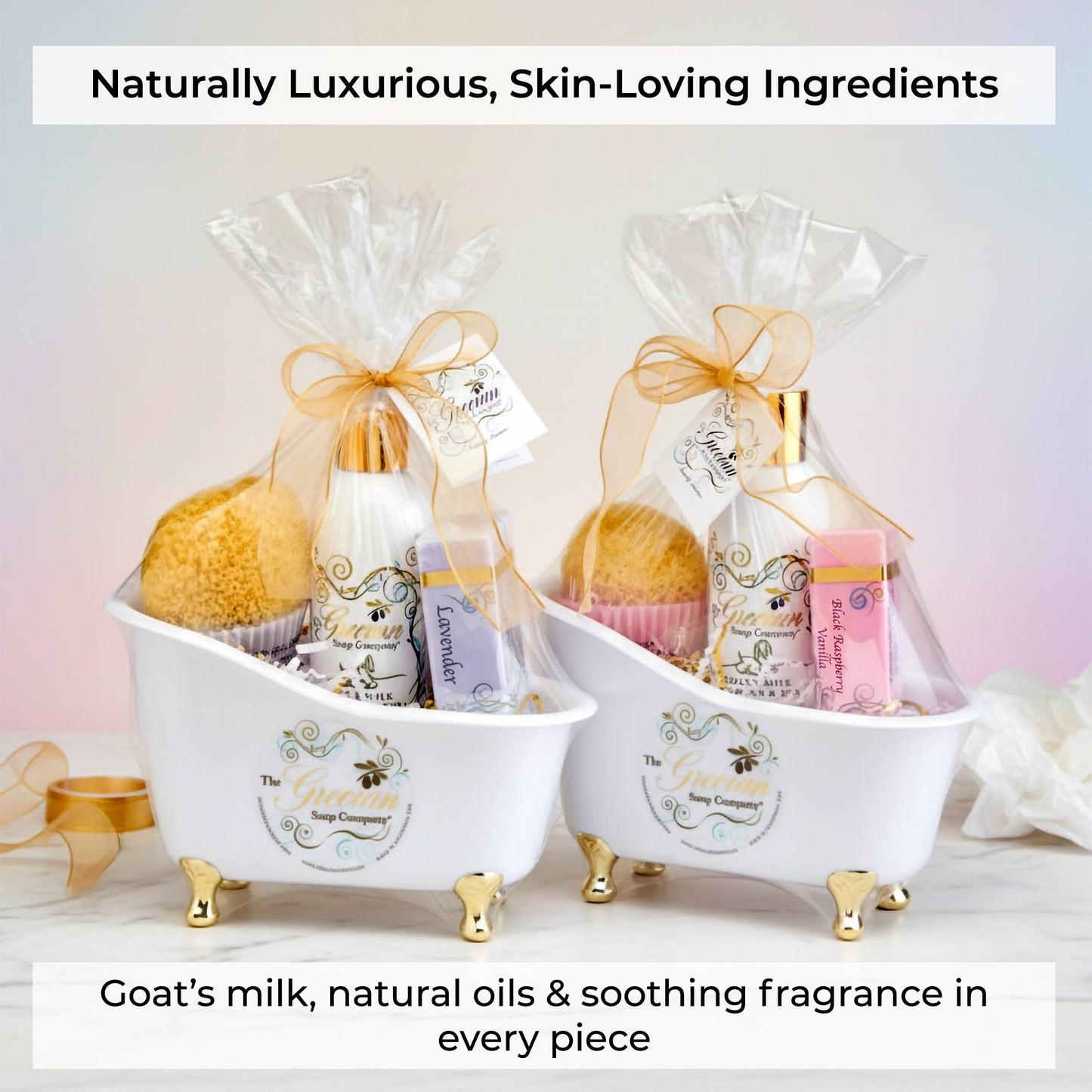 The Grecian Soap Company - Goat Milk Relaxation Hydrating Bath Essential Gift Set
