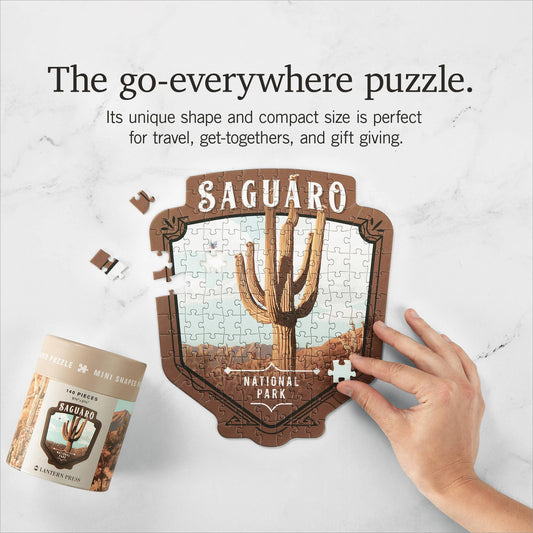 Protejamos nuestros parques nacionales - Mini rompecabezas, Saguaro