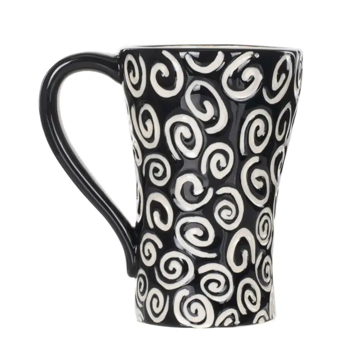 White Swirl Mug