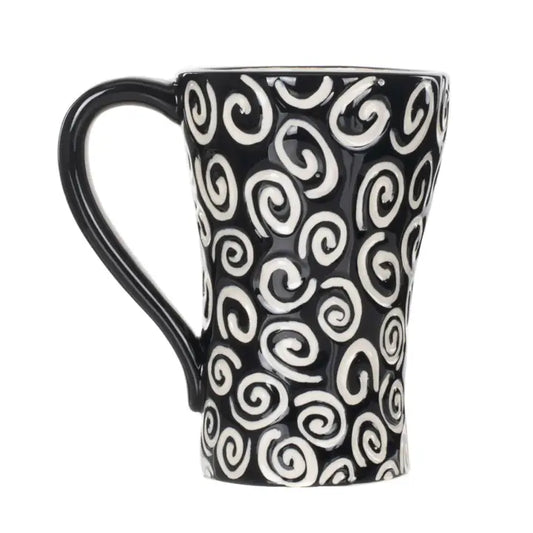 White Swirl Mug
