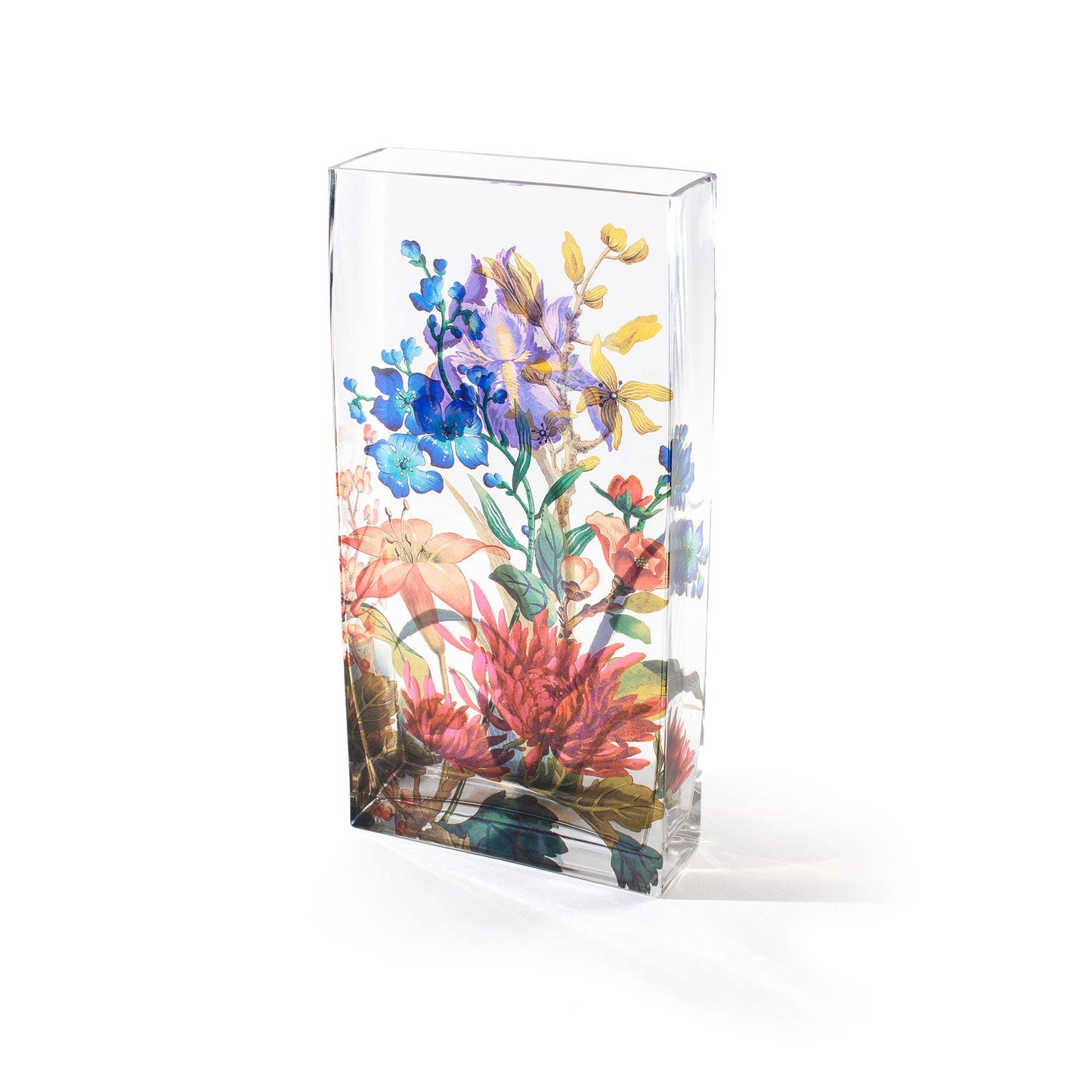 Jarrón de cristal estilo Tiffany de Shakespeare