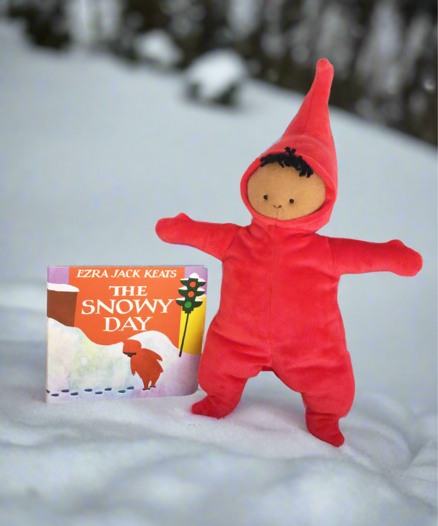 Snowy Day Doll and Board Book  SOLD SEPARATELY