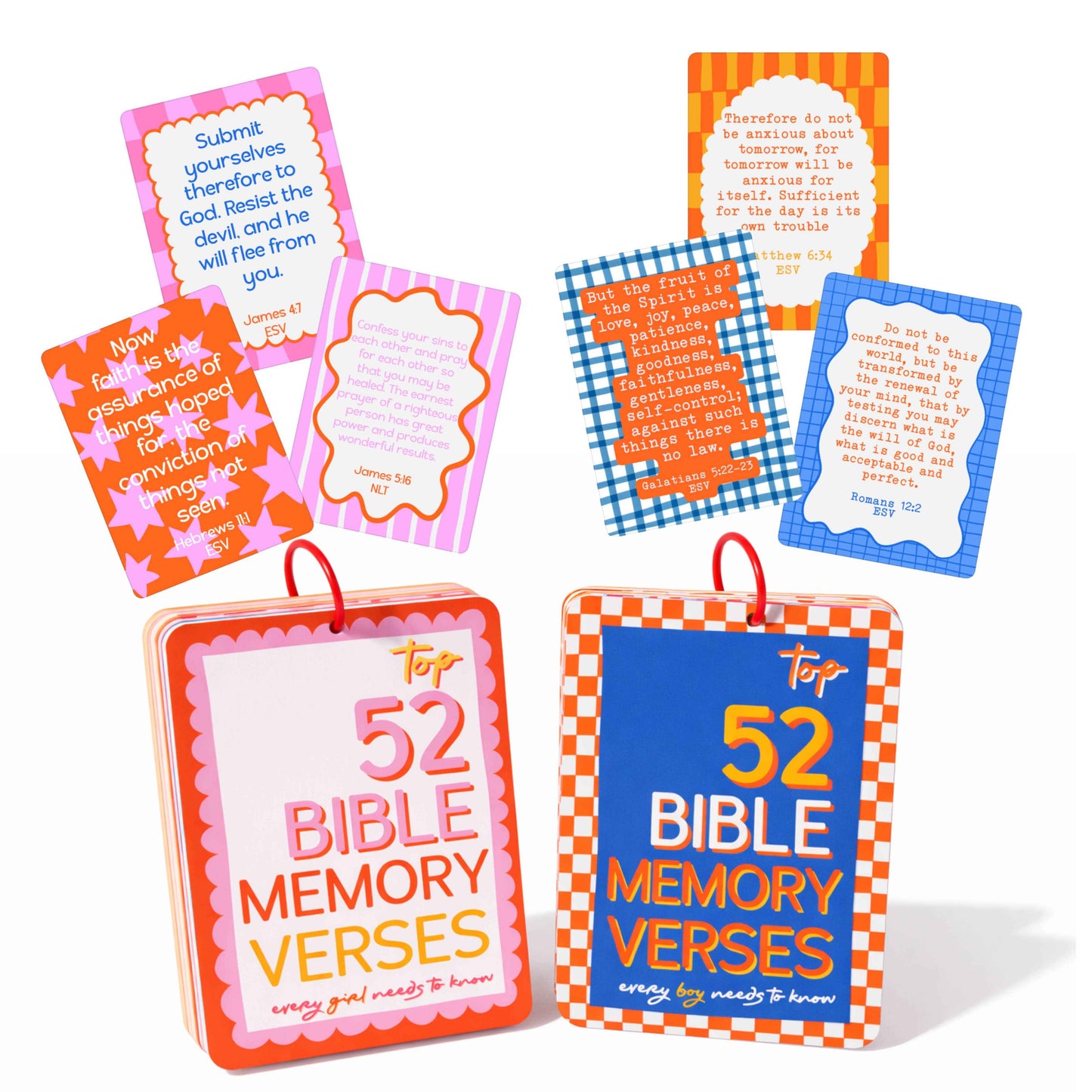 Aspen Lane - Kids Bible Memory Cards Christian gift kids Christian gift