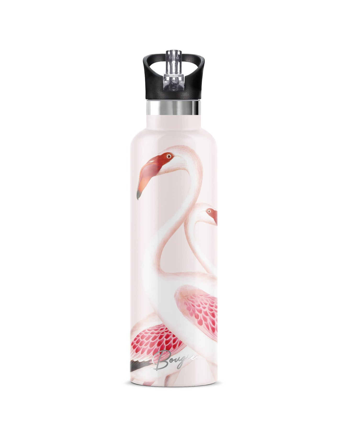 Puna | Vintage Pink Flamingo Insulated Water Bottle 25oz