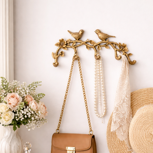 PEWTER BIRD HOOK