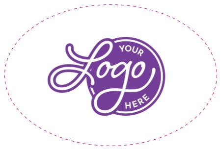 Custom Logo Stickers - Case of 100: 100 / Circle/Glossy / 3"