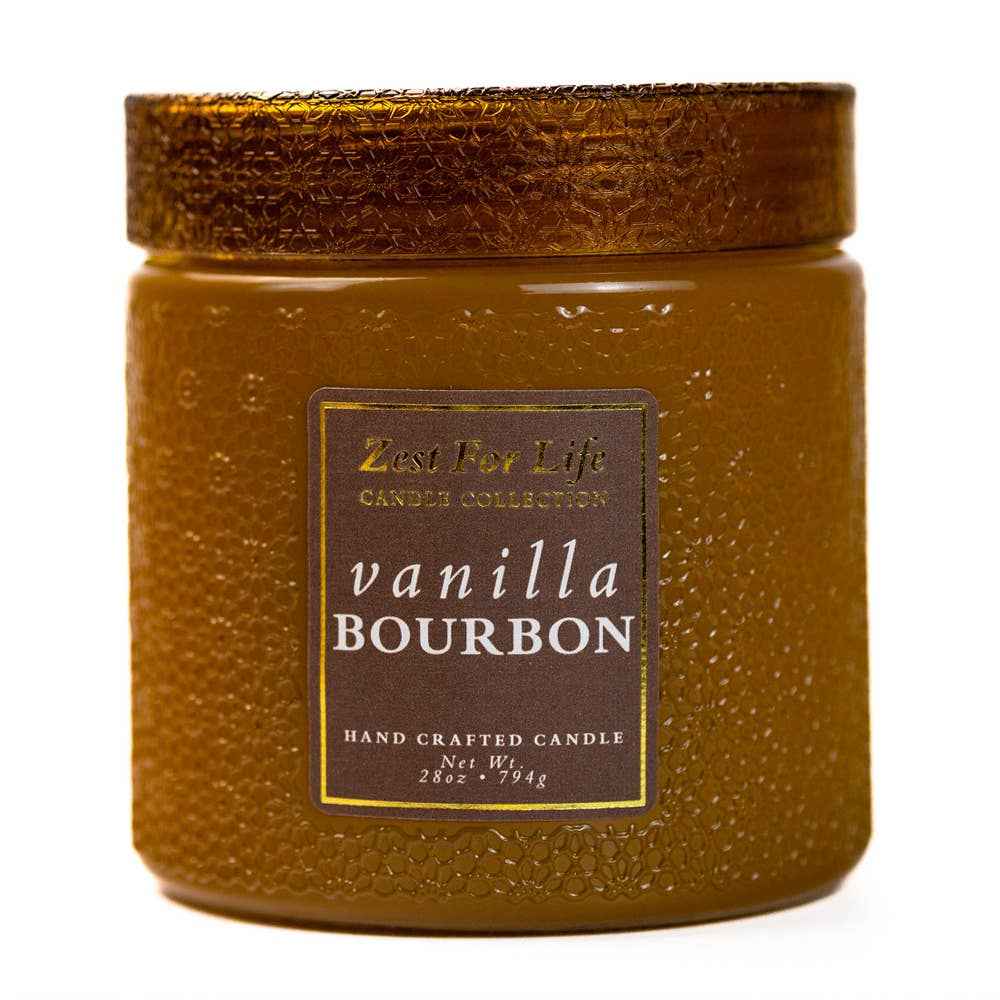 Vanilla Bourbon – 28oz Zest For Life Luxury Candle