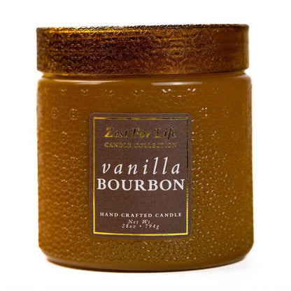Vanilla Bourbon – 28oz Zest For Life Luxury Candle
