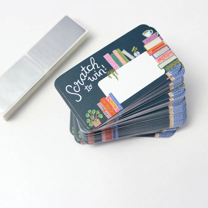 100 Customer Scratch-off Cards - Bookstore