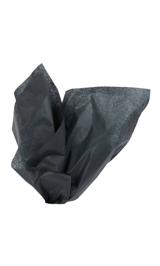 20" x 30" Tissue Paper: Black / Pack of 120 Sheets / 20" x 30"