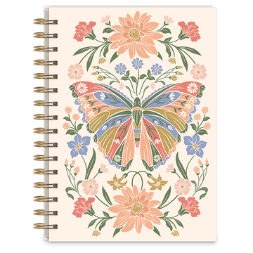 Diario en espiral - Prado de flores silvestres