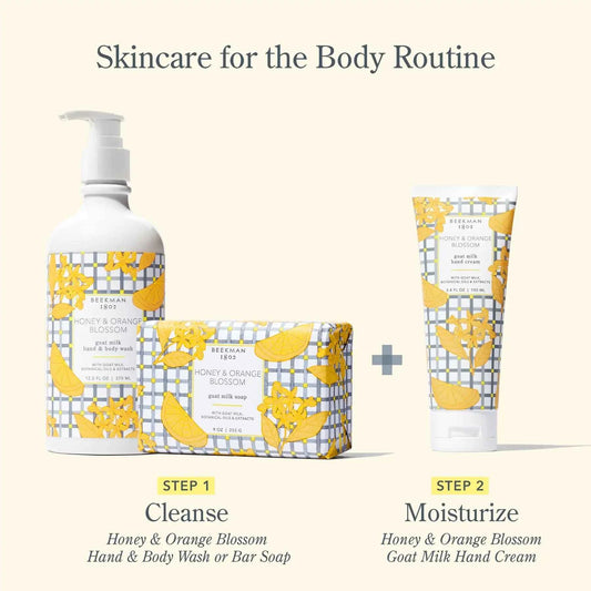 Honey & Orange Blossom Hand & Body Wash 12.5 Oz