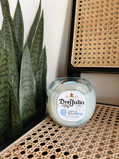 Vela Don Julio Blanco reciclada