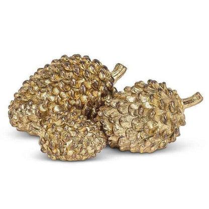 Gold Christmas Pinecone