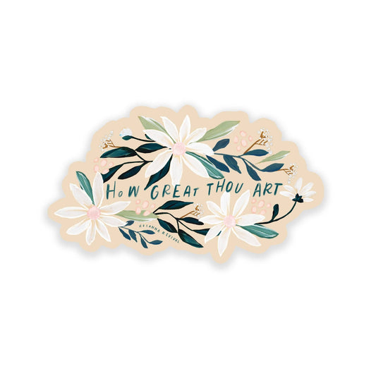 Sticker: How Great Thou Art