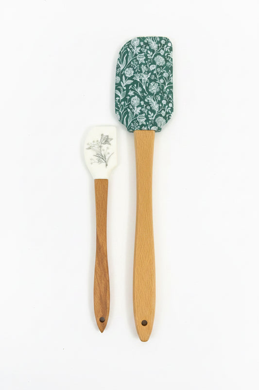 Green Botanical Spatula (2 pc. set)