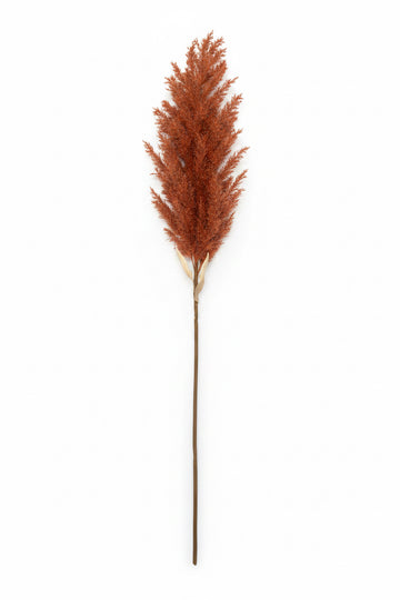 Burnt Orange Autumn Faux Floral Stem