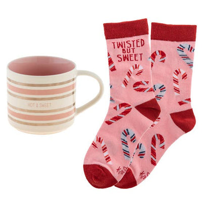 Holiday Mug & Sock Gift Box Sets