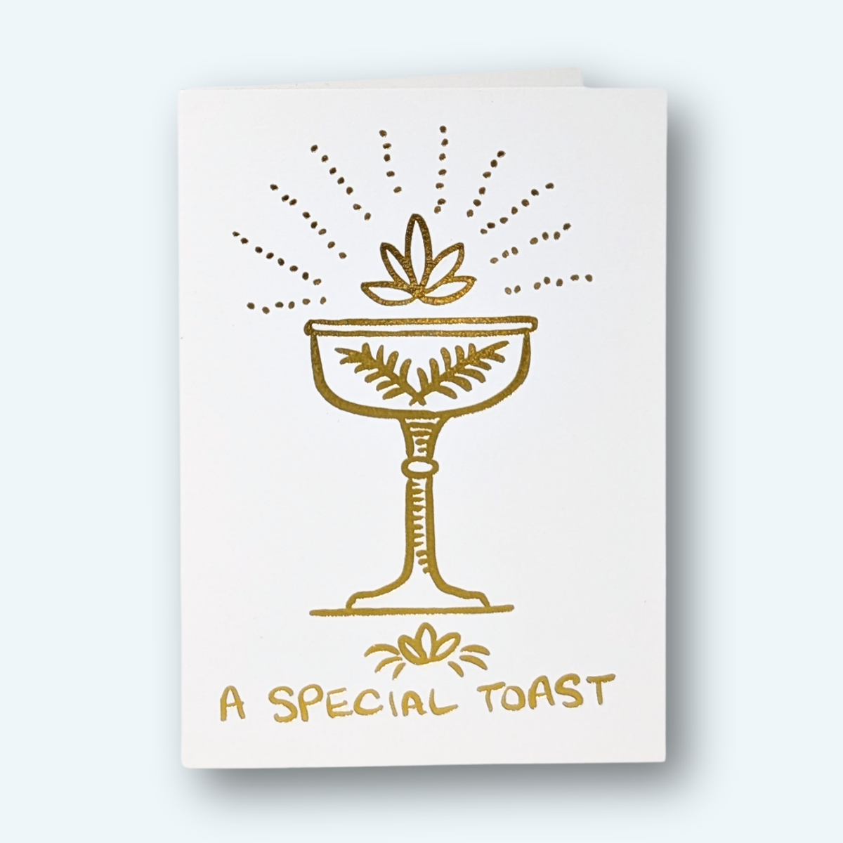 Boxed Enclosure Cards - A Special Toast