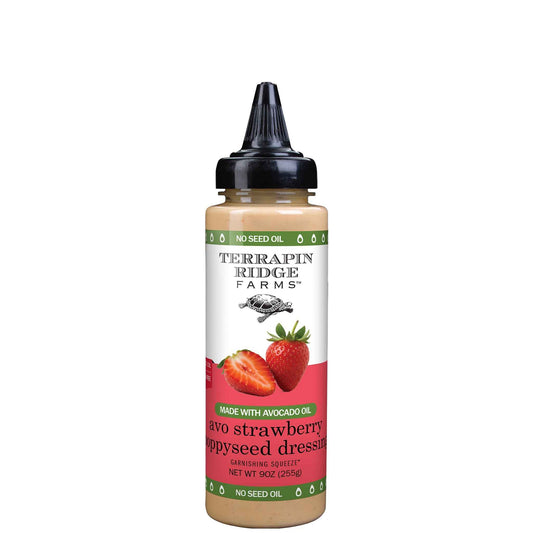 Avo Strawberry Poppyseed Dressing Garnishing Squeeze