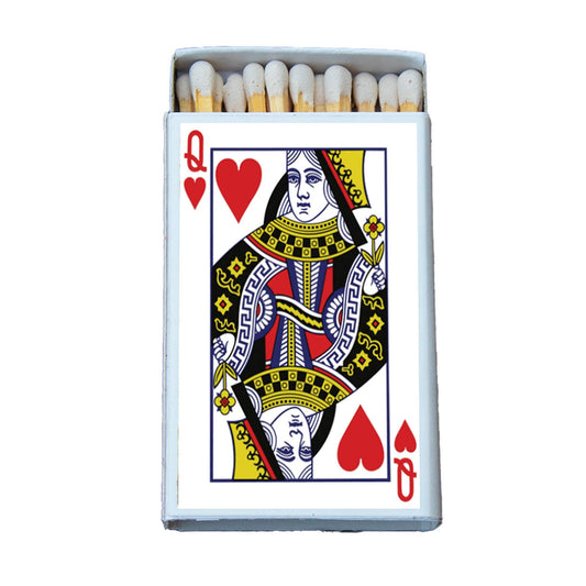 Queen of Hearts Card Matchbox