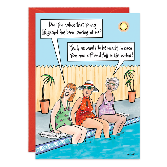 Young Lifeguard Birthday Card