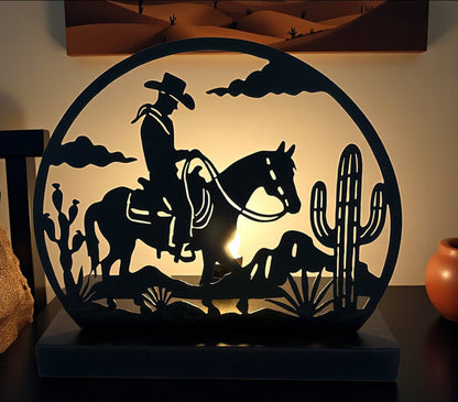 METAL RIDER CACTUS NIGHT LIGHT