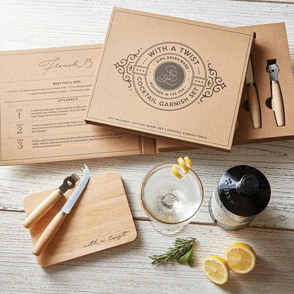 Cocktail Garnish Set Book Box
