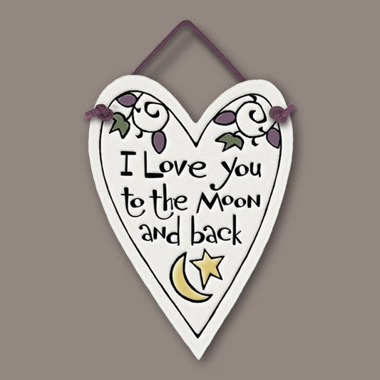 Moon and Back Wall Art