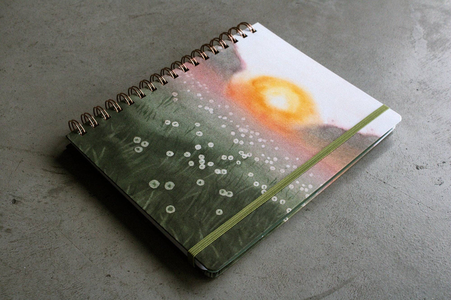 Dewy Morning Hardcover Spiral Sketchbooks