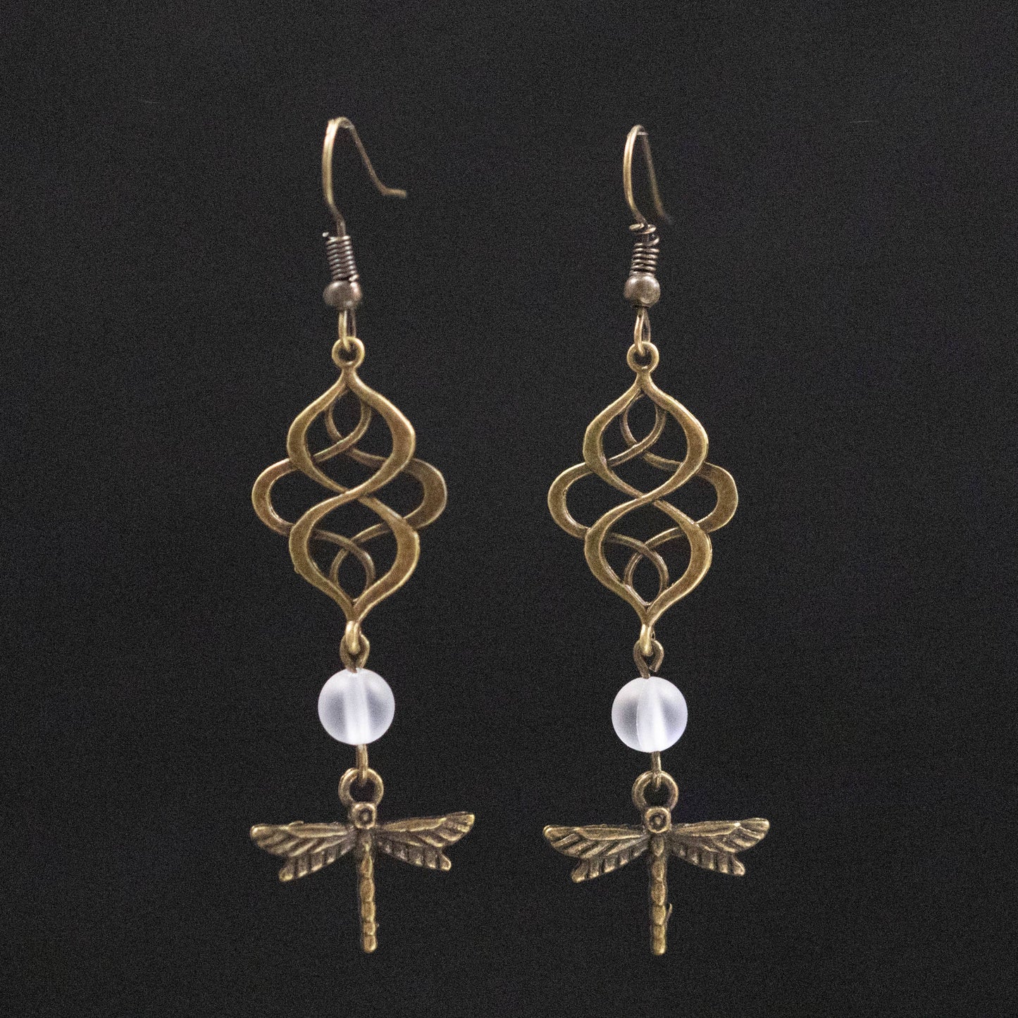 JAC Jewelry Designs - Bronze Dragonfly Earrings