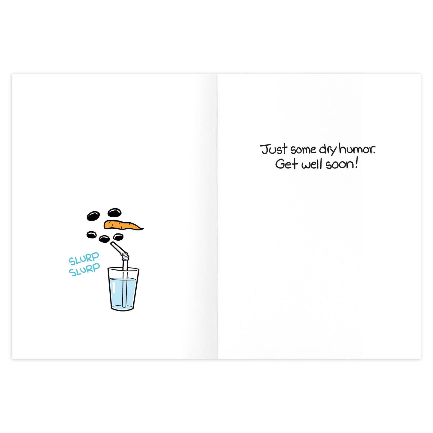 Dehydrated Get Well Card