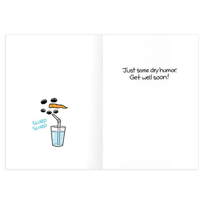 Dehydrated Get Well Card