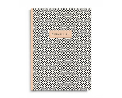 Bismillah Notebook, A5 Geometric Islamic Journal Planner  -