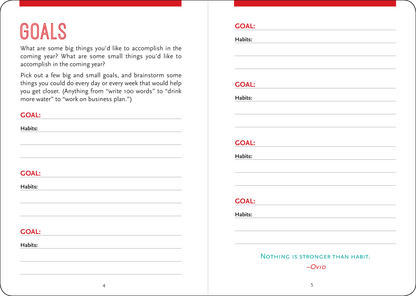 Habit Tracker Logbook