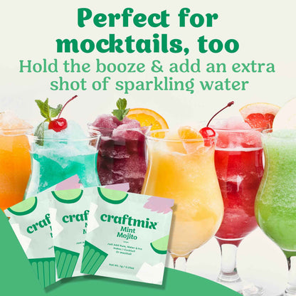 Craftmix - Mint Mojito Cocktail / Mocktail Mixer - 24ct Caddy