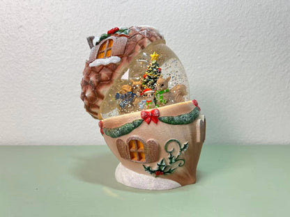 6.5” LED Lighted Acorn Holiday Water Lantern Globe