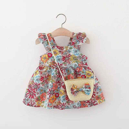 Baby Girl's Summer Dress: 9-12 Months / Floral Yellow