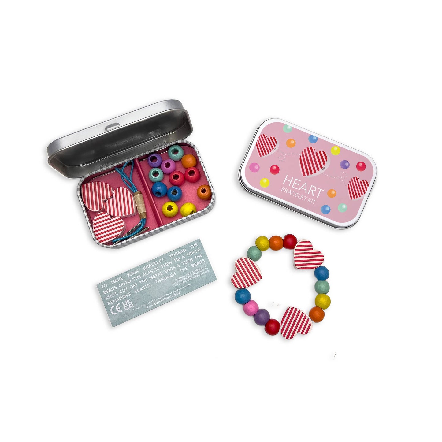 Cotton Twist - Heart Bracelet Gift Kit