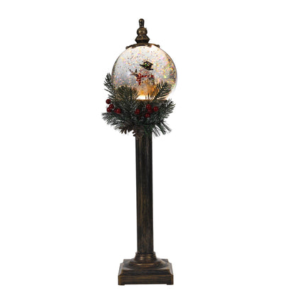 SINT - SINT Christmas Snow Globe Pole Lamp (Snowman with Deer)