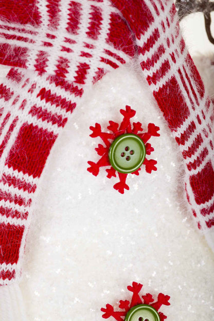 NEW-White Xmas Snowman