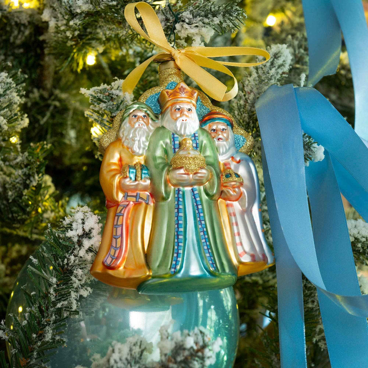 Three Wise Men Blown Glass Christmas Ornament – 2026 First Edition