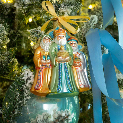 Three Wise Men Blown Glass Christmas Ornament – 2026 First Edition