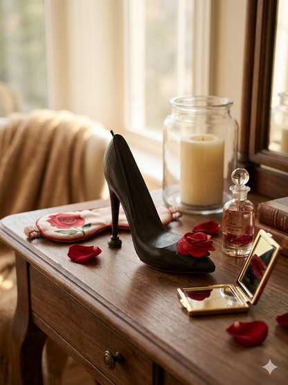 Moulin Rouge Stiletto Heel: Red