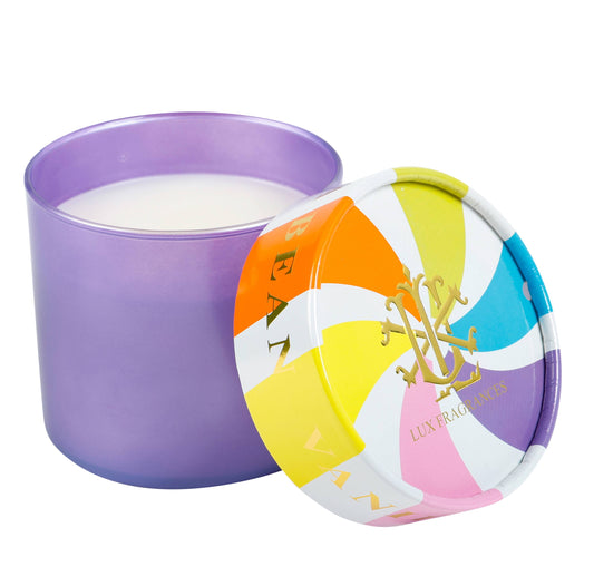 Vanilla Bean 2 Wick Candle with Decorative Lid